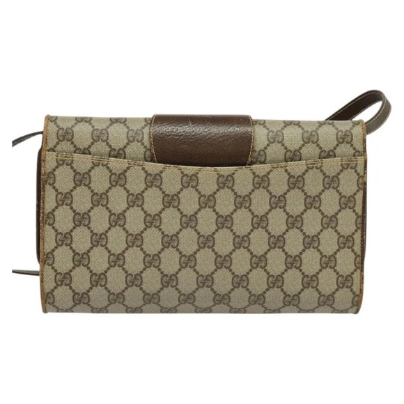 GUCCI GG Supreme Shoulder Bag PVC Beige Gold 904 02 050 Auth ep10265 - Picture 2 of 16